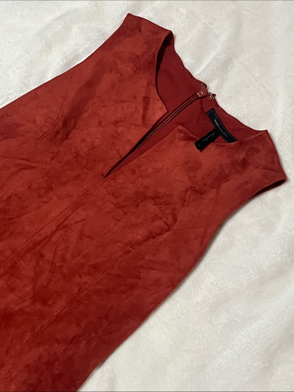 BCBGMaxAzria Adelene Faux Suede Dress - Picture 3 of 7